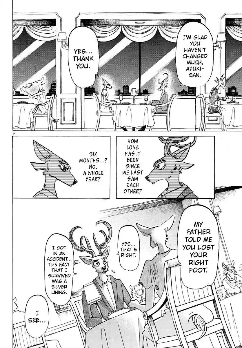 Beastars Ch. 136 Our Electric Cardiogram is a Straw Ripped to Pieces