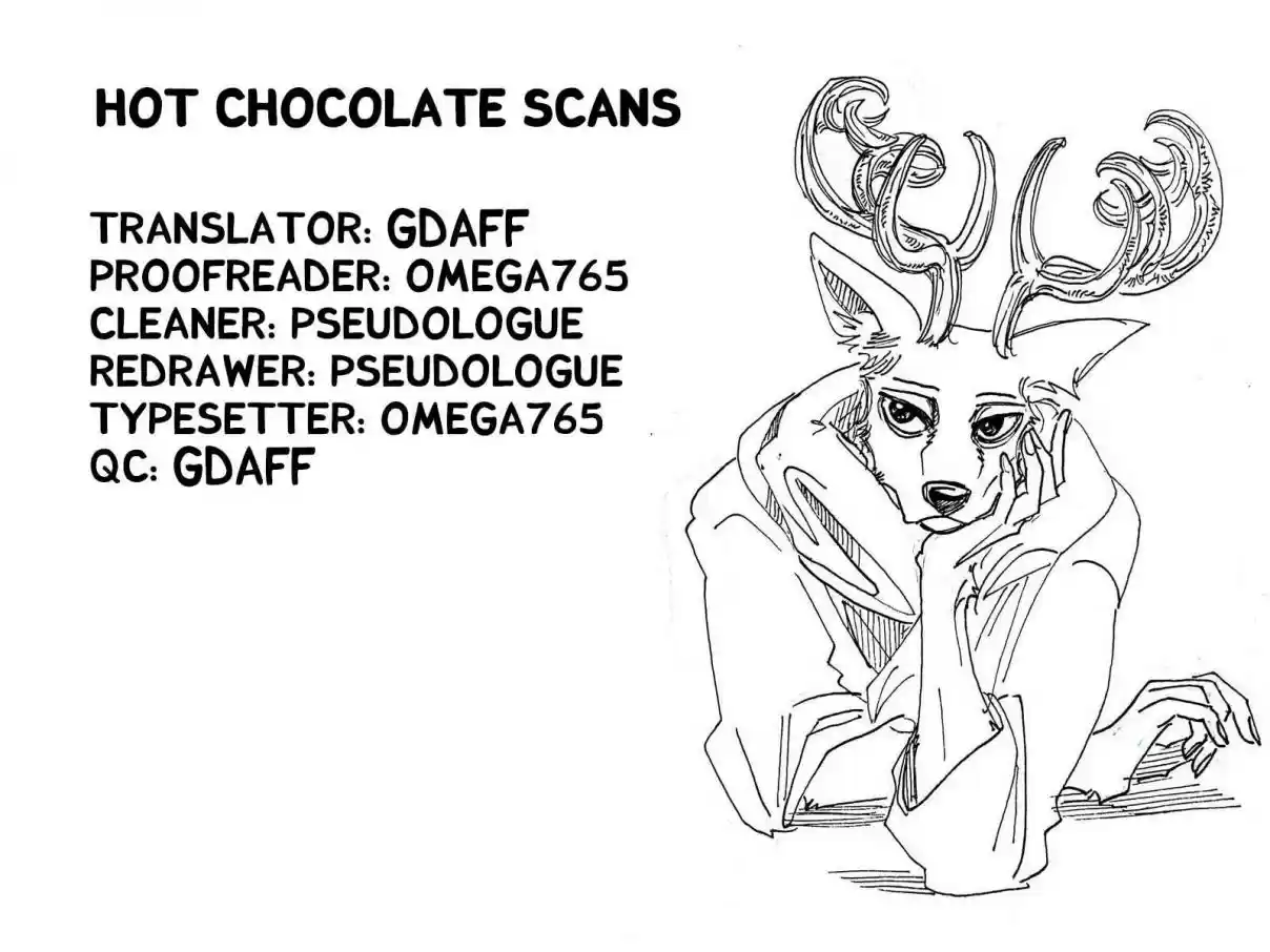 Beastars Ch. 136 Our Electric Cardiogram is a Straw Ripped to Pieces