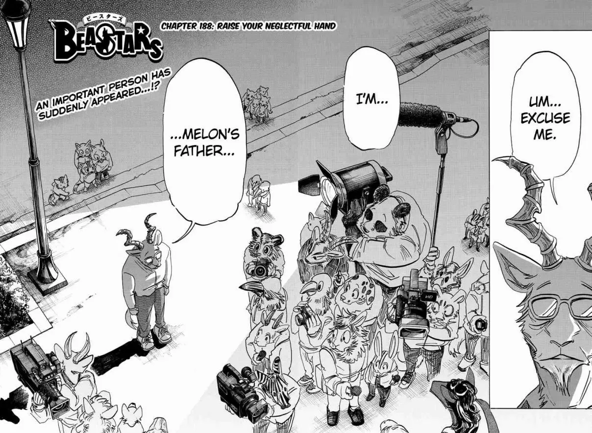 Beastars Ch. 188 Raise Your Neglectful Hand
