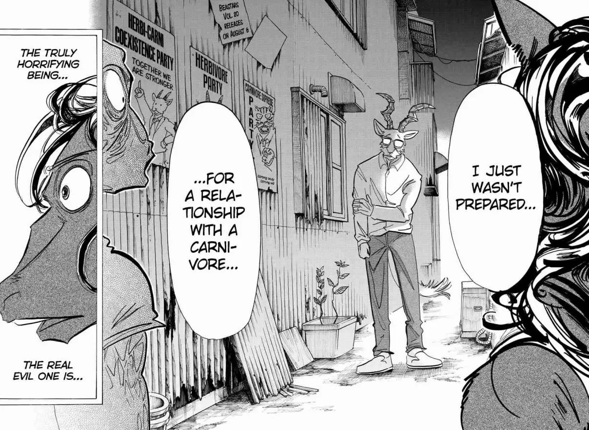 Beastars Ch. 188 Raise Your Neglectful Hand