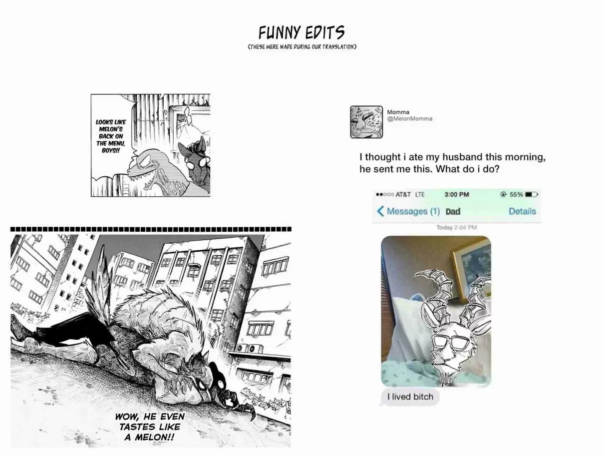 Beastars Ch. 188 Raise Your Neglectful Hand