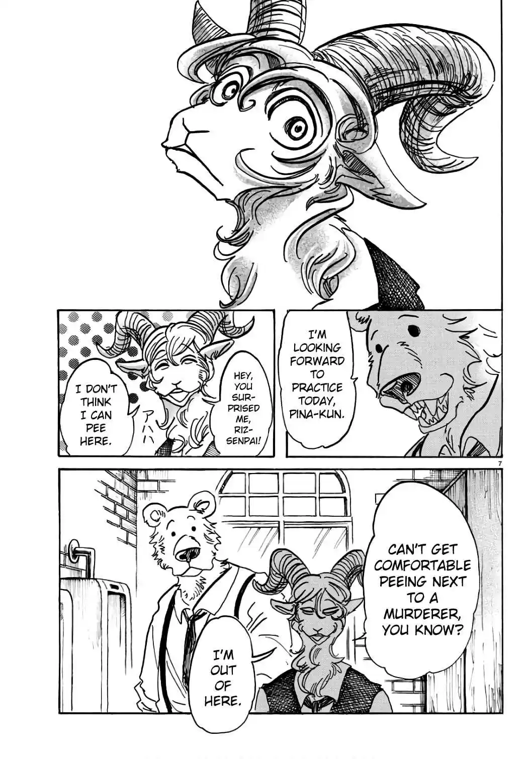 Beastars Ch. 87 The New Star Wins the Award for Best Supporting Actor