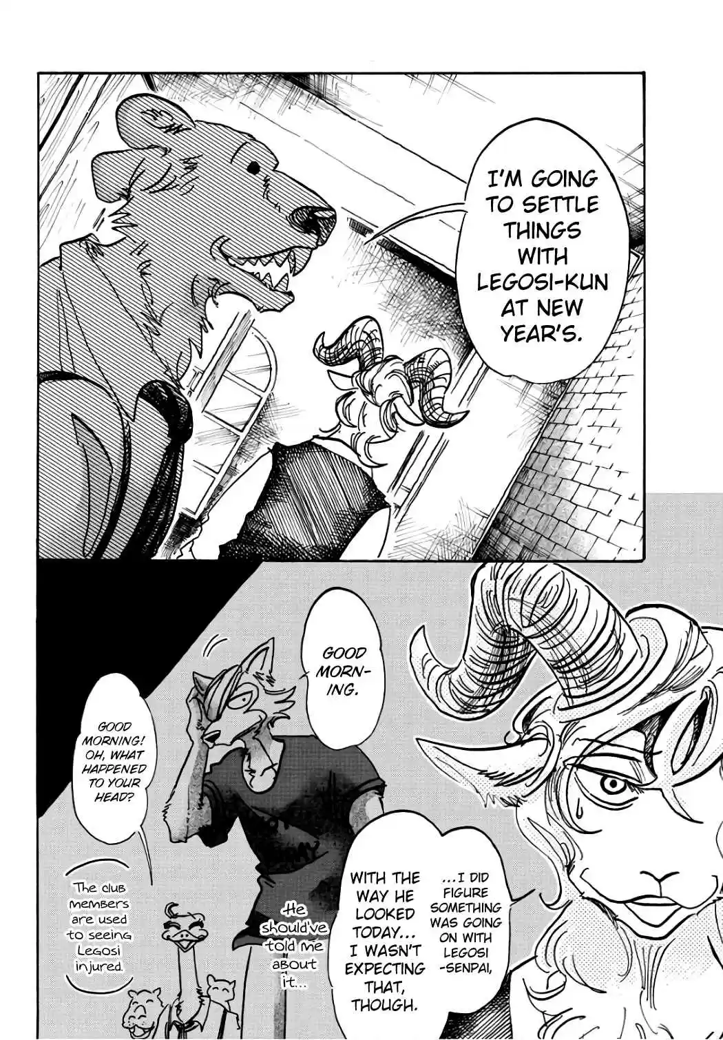 Beastars Ch. 87 The New Star Wins the Award for Best Supporting Actor