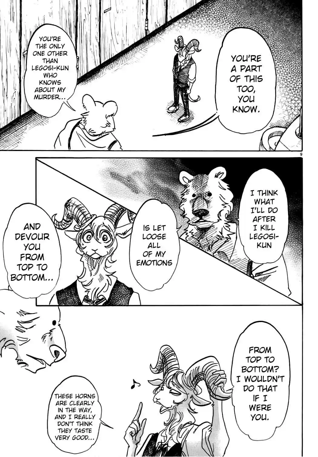 Beastars Ch. 87 The New Star Wins the Award for Best Supporting Actor