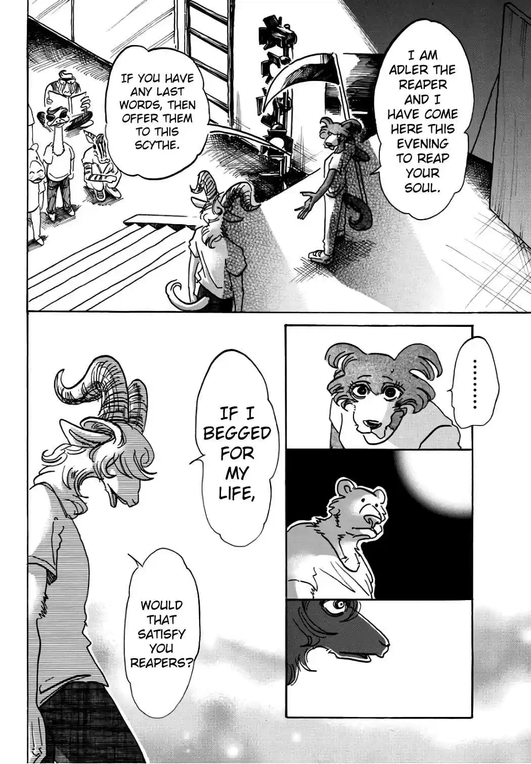 Beastars Ch. 87 The New Star Wins the Award for Best Supporting Actor