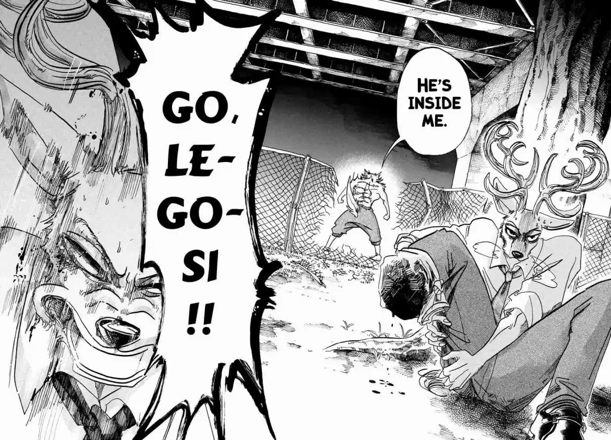 Beastars Ch. 96 I Give You My Crimson Cross Section