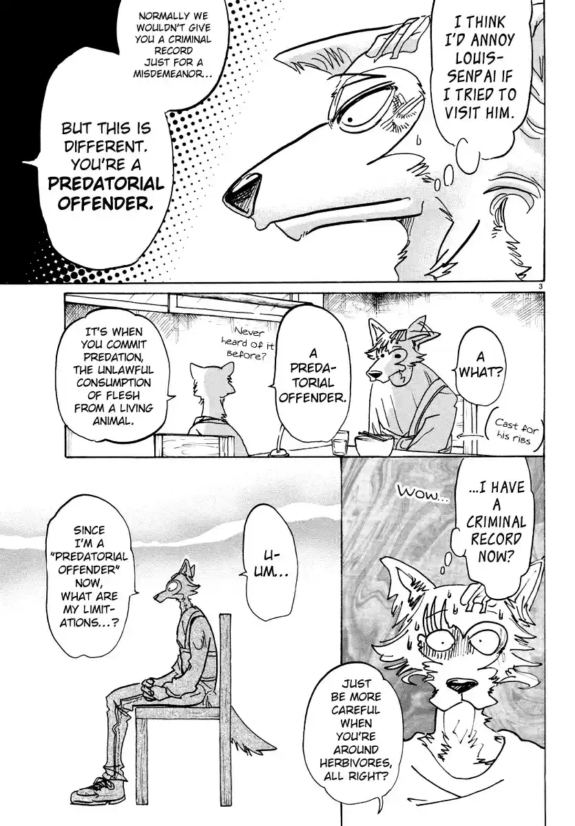 Beastars Ch. 98 Meeting Eyes with Myself Twenty Years into the Future