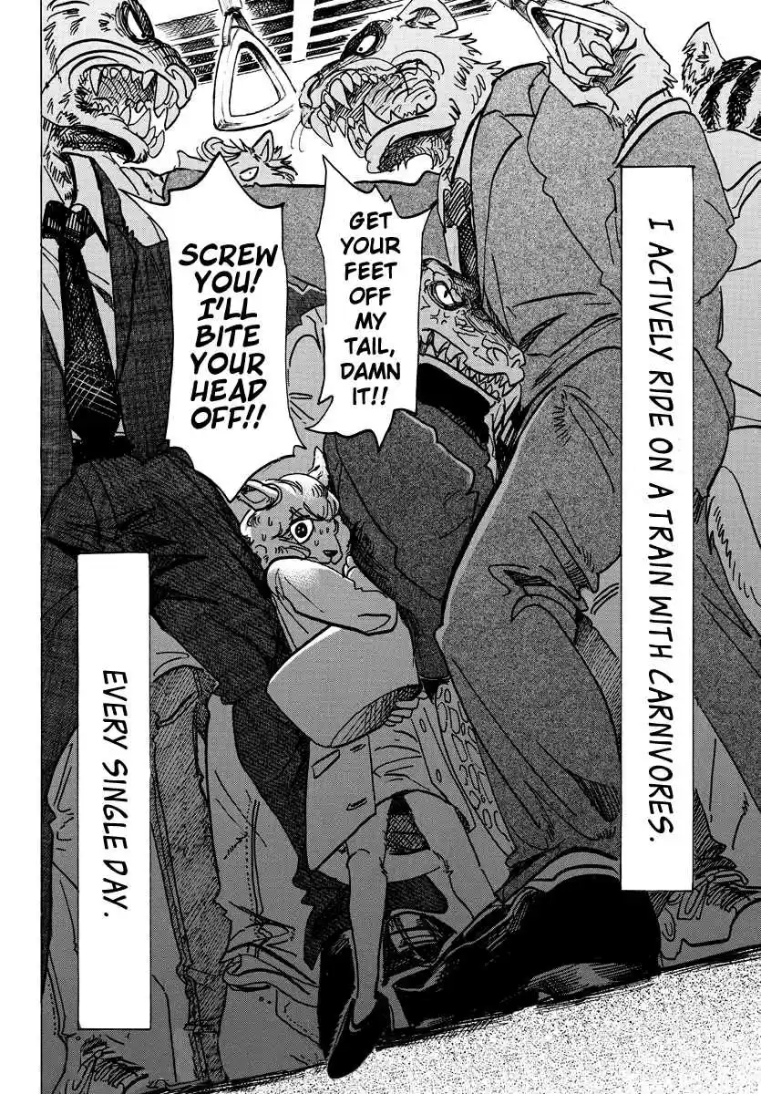 Beastars Vol. 12 Ch. 100 What Happens when you Bust a Tire in a Very Full Train?