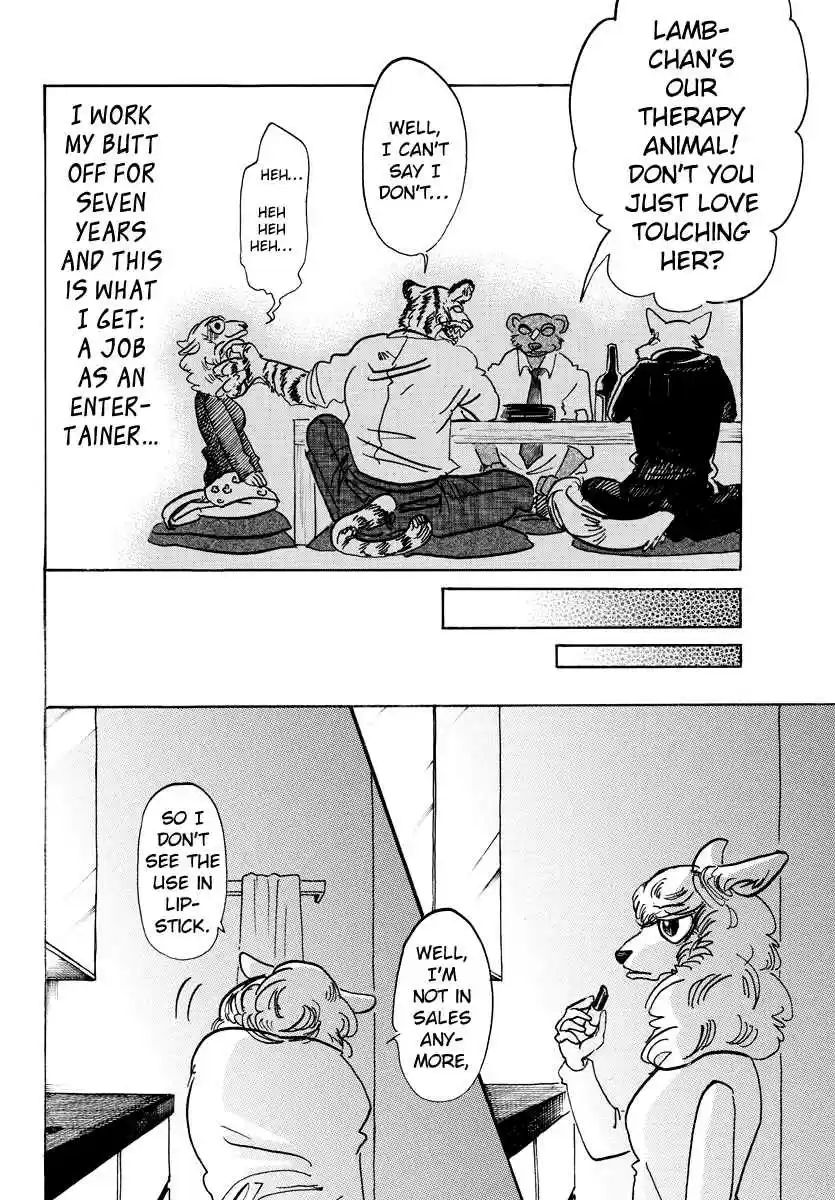 Beastars Vol. 12 Ch. 100 What Happens when you Bust a Tire in a Very Full Train?