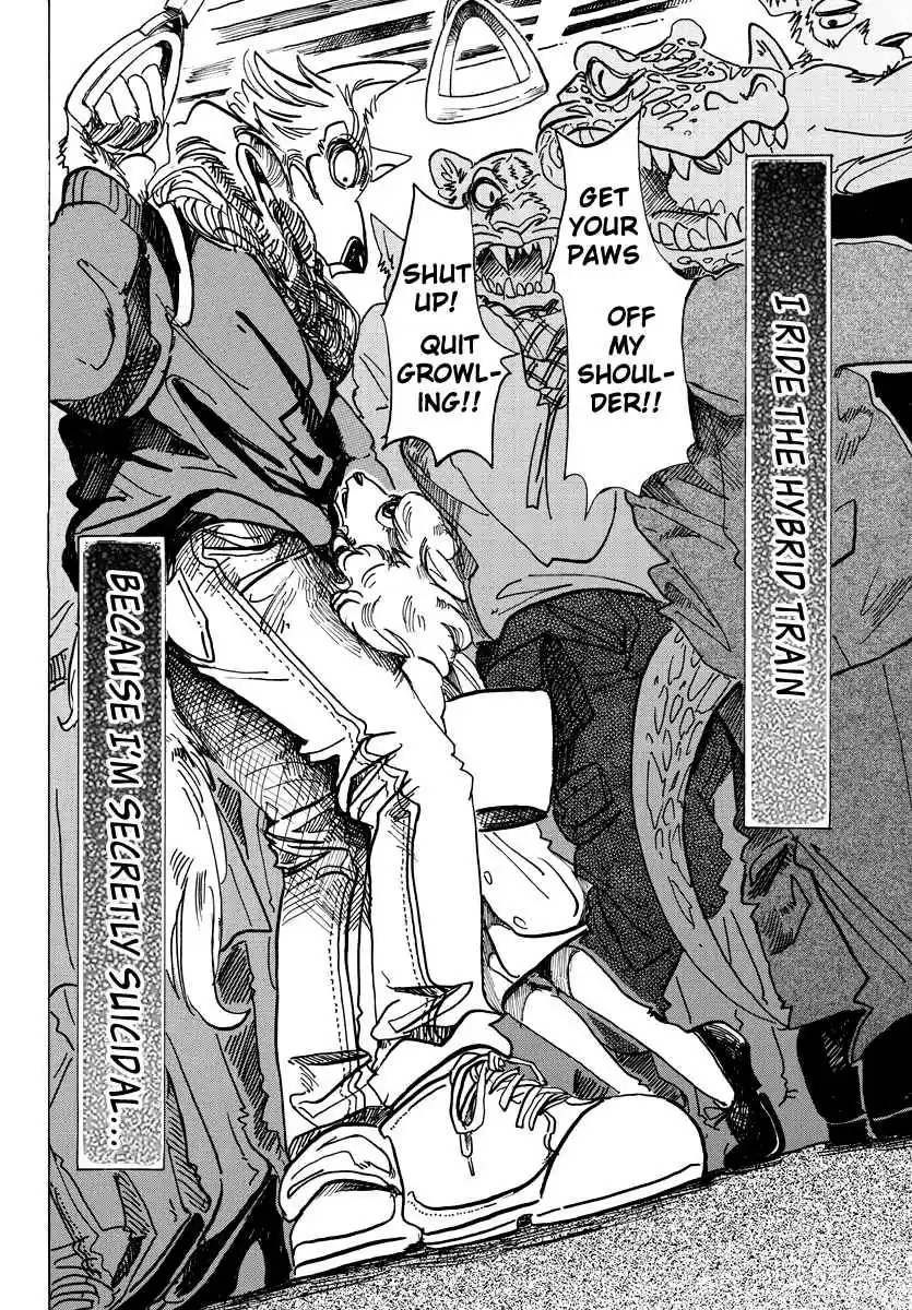 Beastars Vol. 12 Ch. 100 What Happens when you Bust a Tire in a Very Full Train?