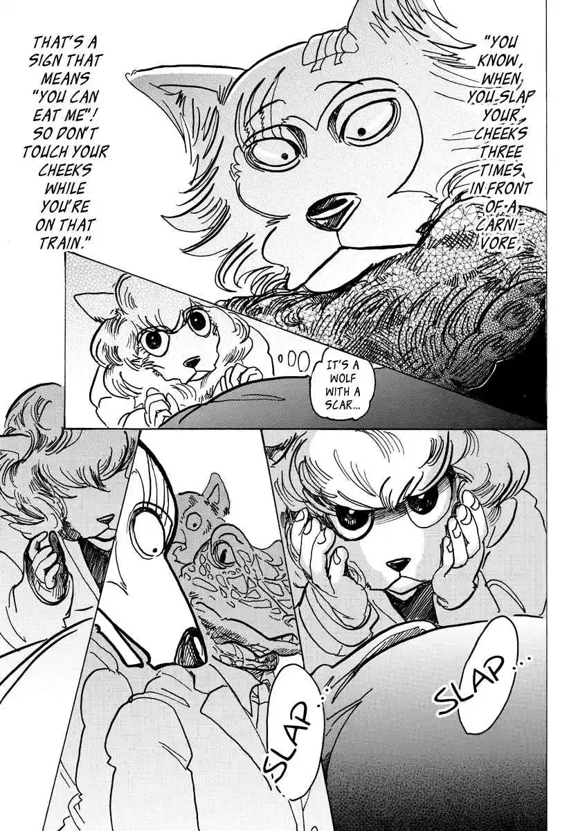 Beastars Vol. 12 Ch. 100 What Happens when you Bust a Tire in a Very Full Train?