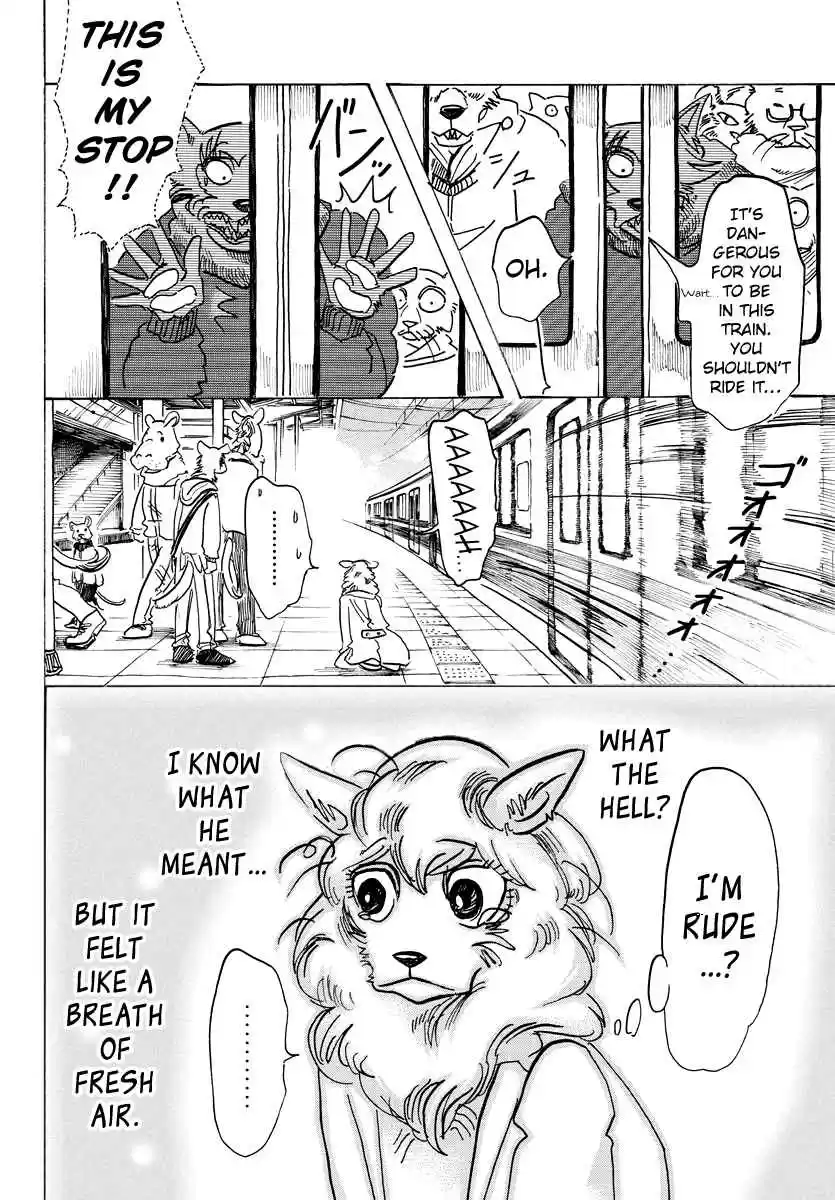 Beastars Vol. 12 Ch. 100 What Happens when you Bust a Tire in a Very Full Train?