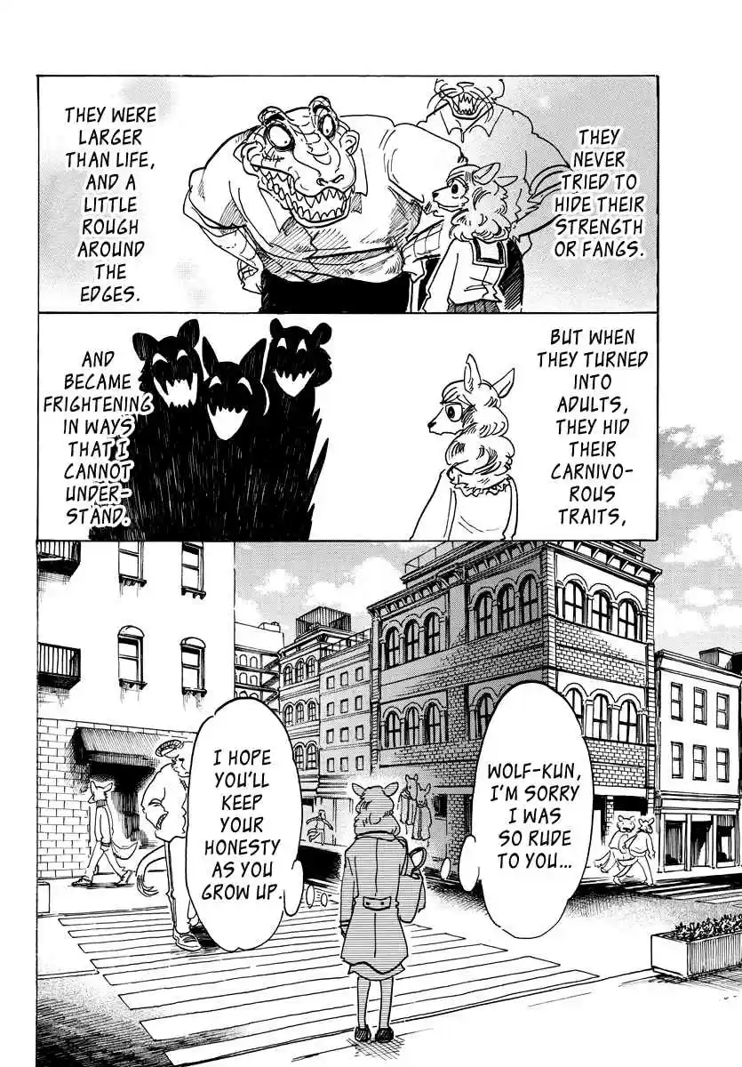 Beastars Vol. 12 Ch. 100 What Happens when you Bust a Tire in a Very Full Train?