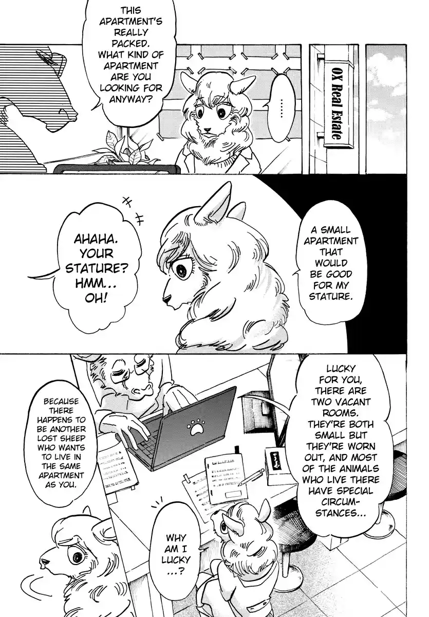 Beastars Vol. 12 Ch. 100 What Happens when you Bust a Tire in a Very Full Train?
