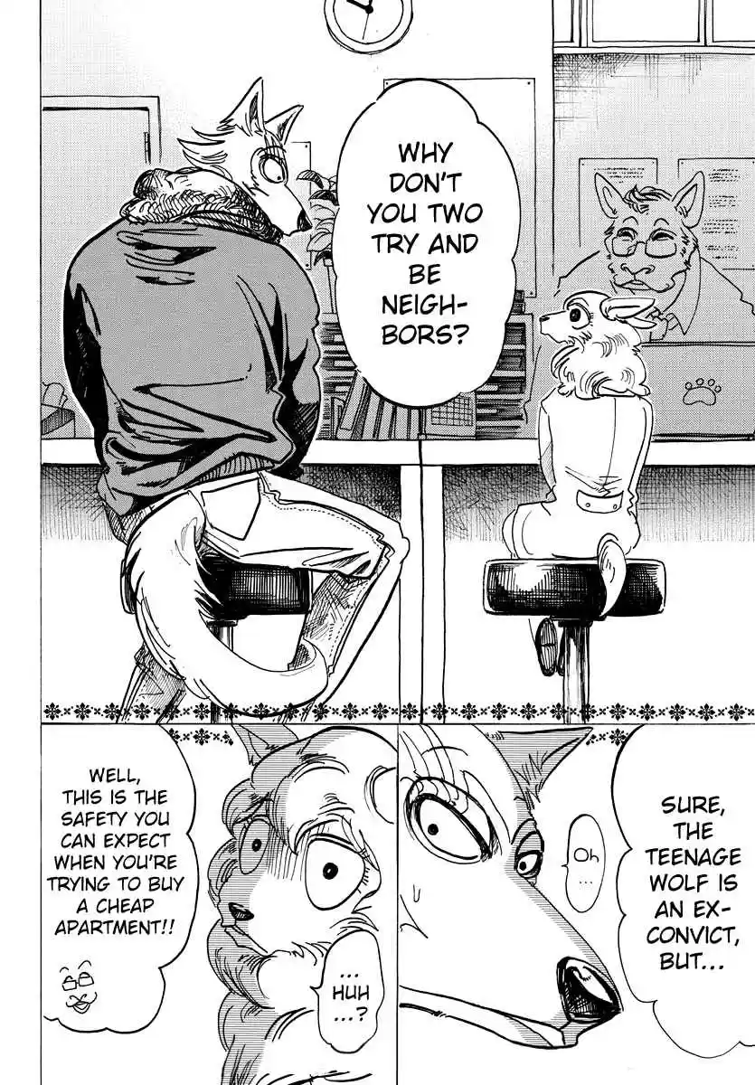 Beastars Vol. 12 Ch. 100 What Happens when you Bust a Tire in a Very Full Train?