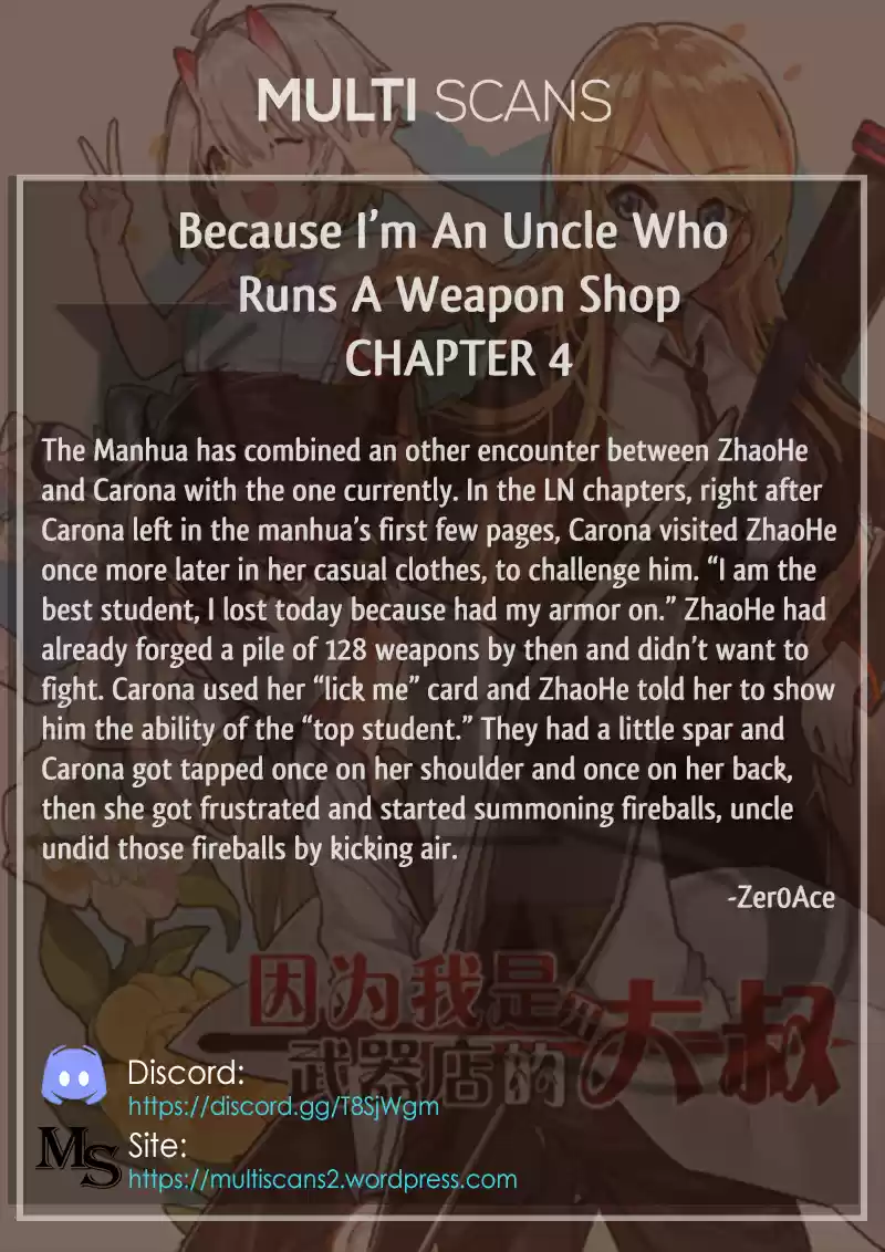 Because I'm An Uncle Who Runs A Weapon Shop Ch. 4 Chapter 4