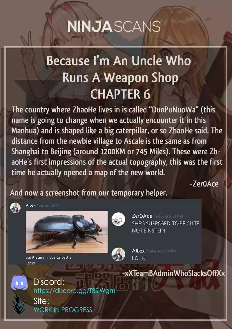 Because I'm An Uncle Who Runs A Weapon Shop Ch. 6 Chapter 6