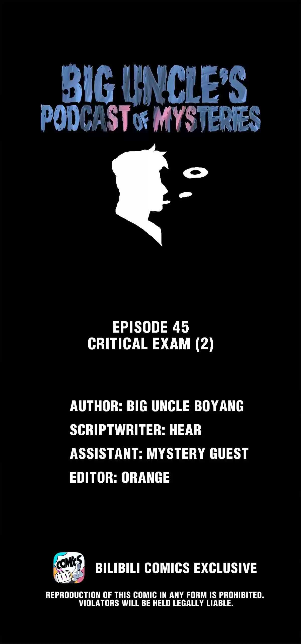 Big Uncle’s Podcast of Mysteries 45
