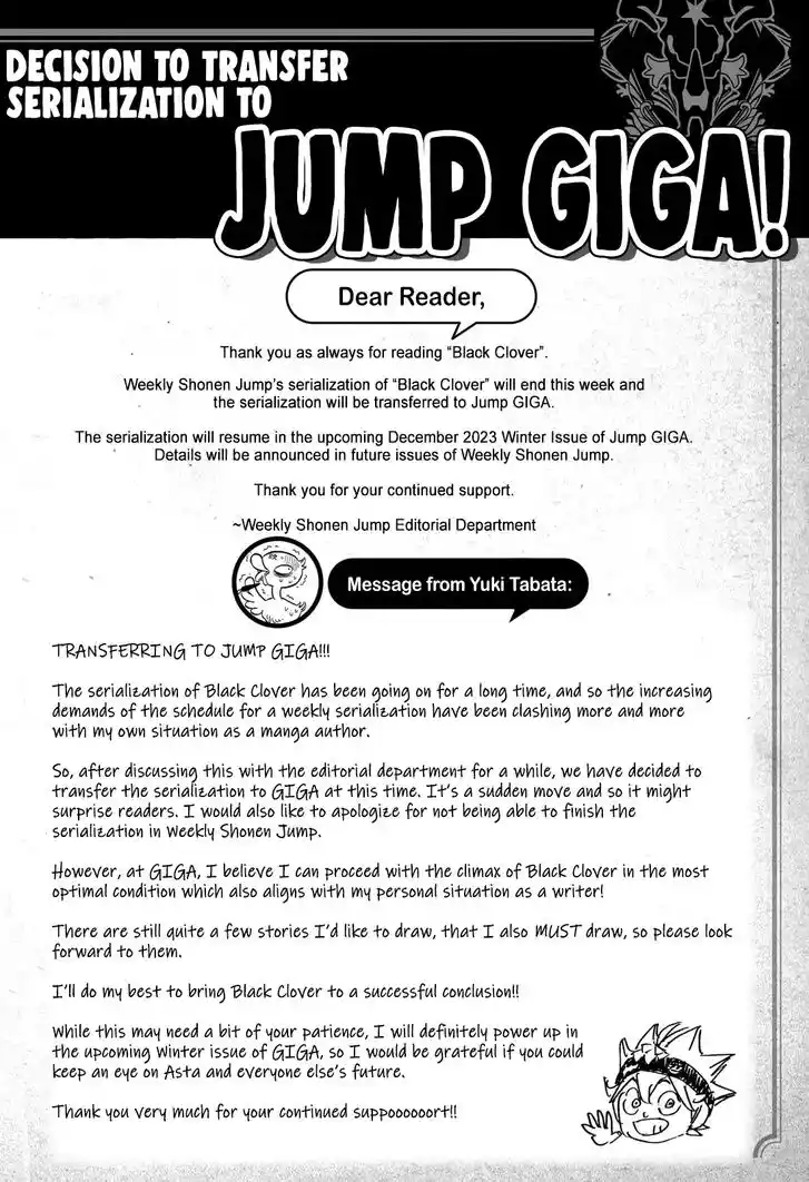 Black Clover Vol.TBD Ch.368