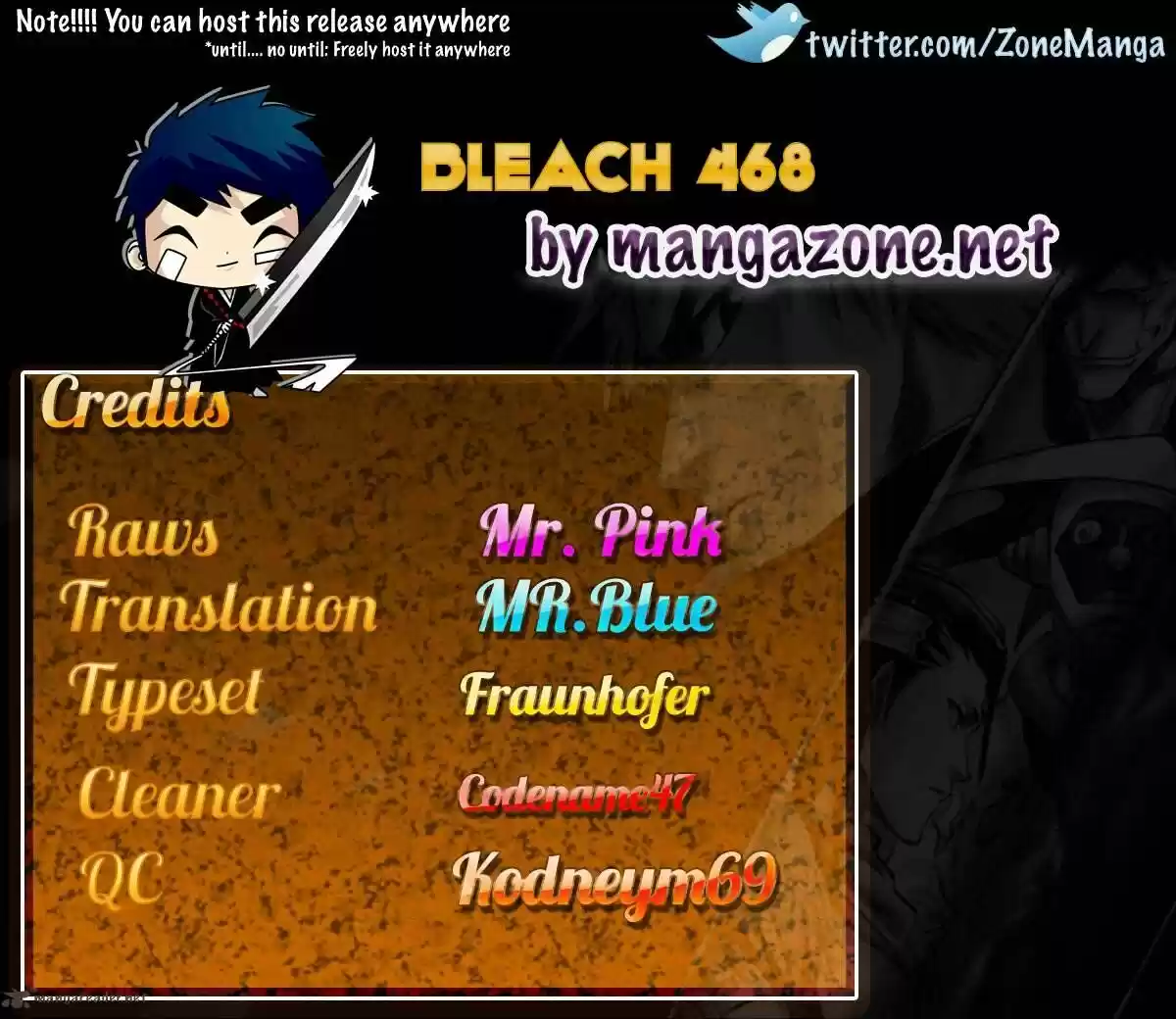 Bleach - All Colour But The Black Vol.37 Ch.468