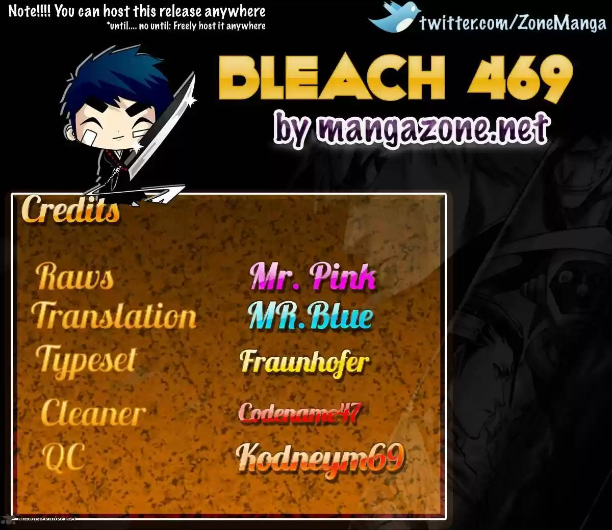 Bleach - All Colour But The Black Vol.37 Ch.469