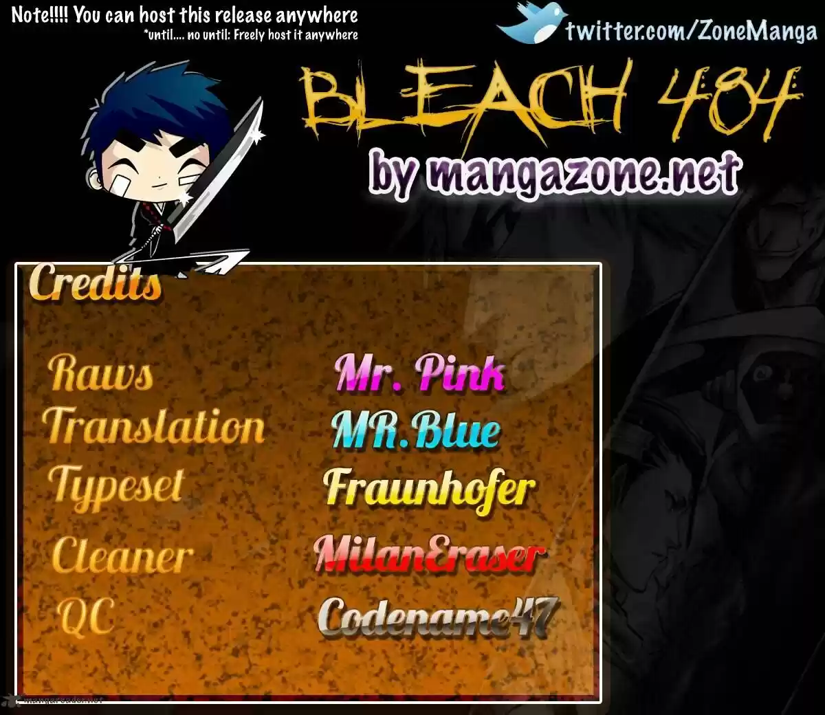 Bleach - All Colour But The Black Vol.37 Ch.484