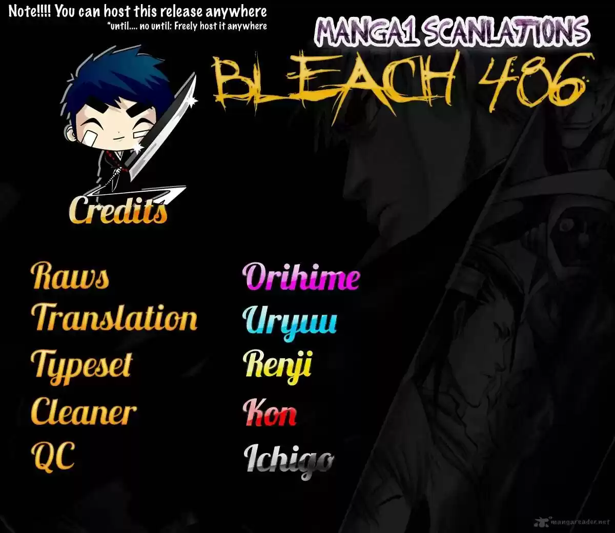 Bleach - All Colour But The Black Vol.37 Ch.486