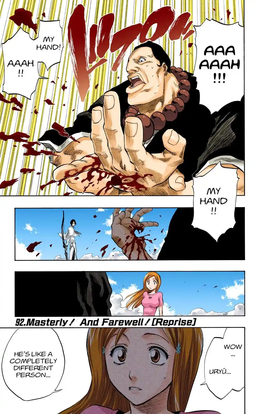 Bleach - Digital Colored Comics Chapter 92. Masterly! And Farewell! [Reprise]