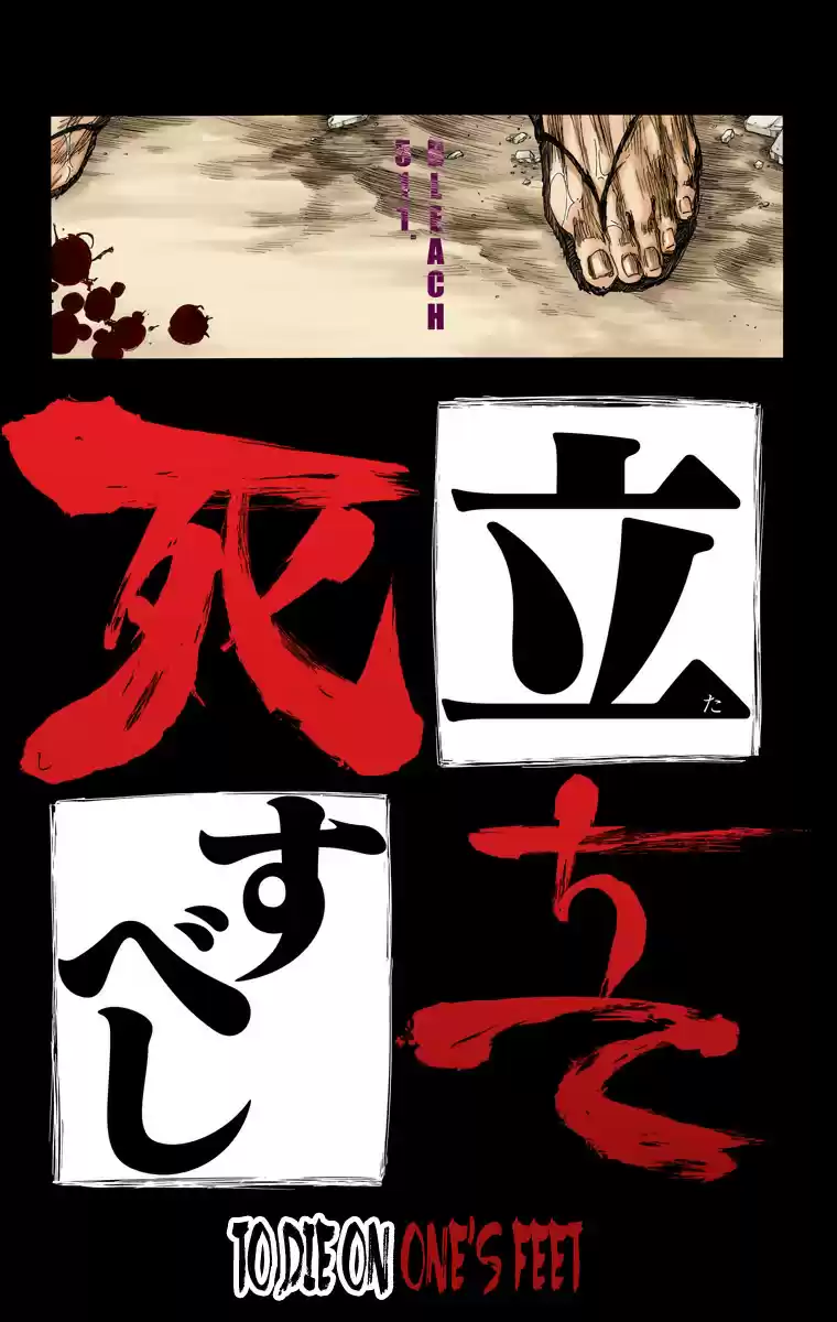 Bleach Digital Colored Comics Vol. 58 Ch. 511 To Die On One's Feet