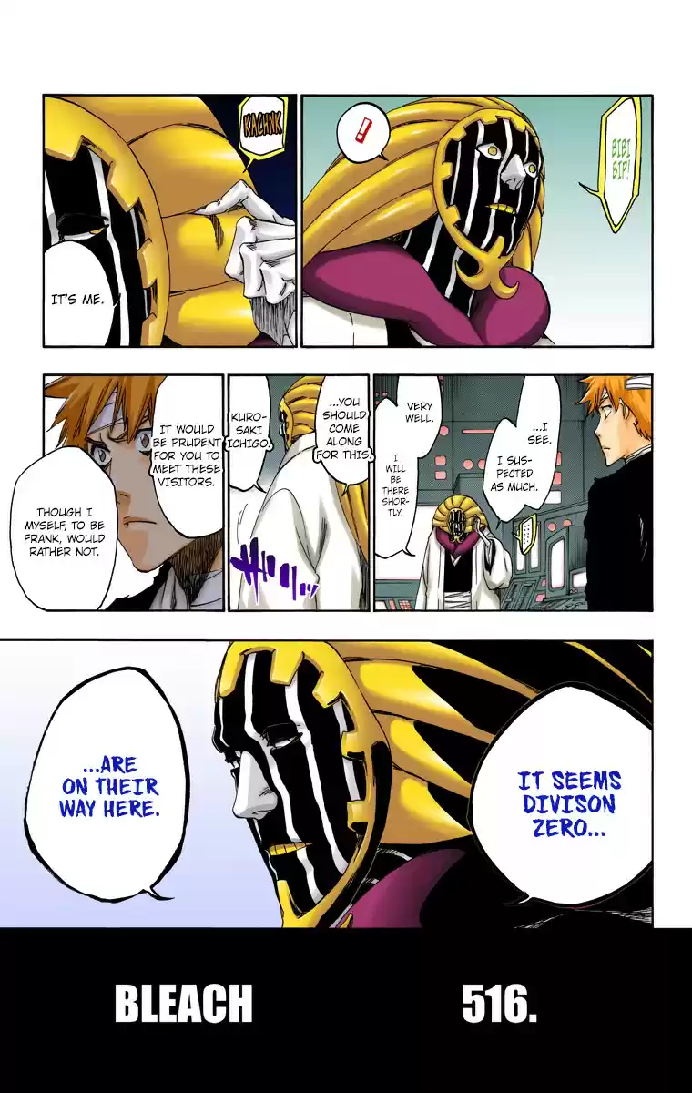 Bleach Digital Colored Comics Vol. 58 Ch. 516 The Squad Zero