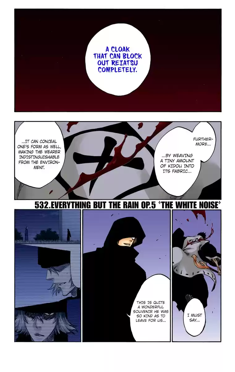 Bleach Digital Colored Comics Vol. 60 Ch. 532 Everything But the Rain Op.5 "The White Noise"