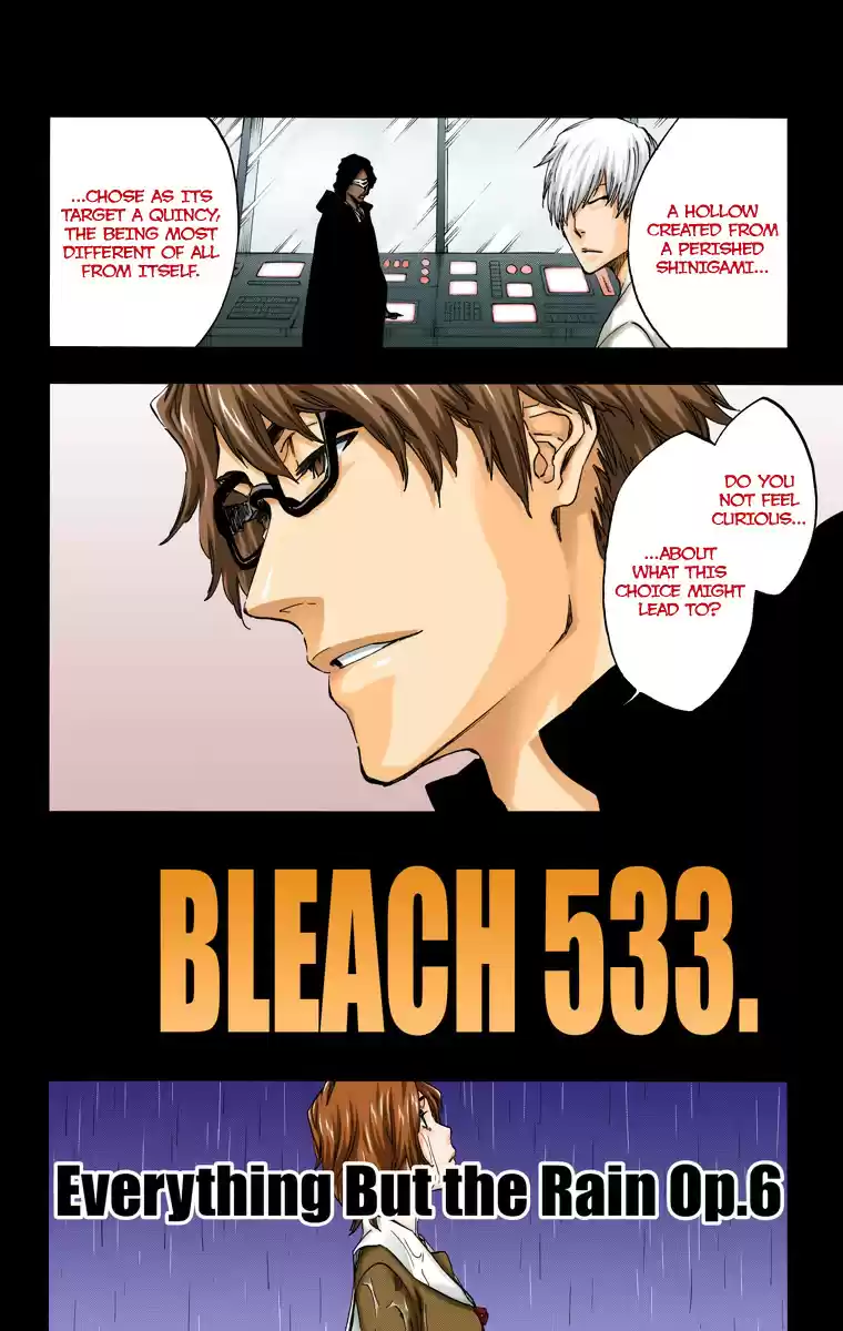 Bleach Digital Colored Comics Vol. 60 Ch. 533 Everything But the Rain Op.6 "The Gravitation"