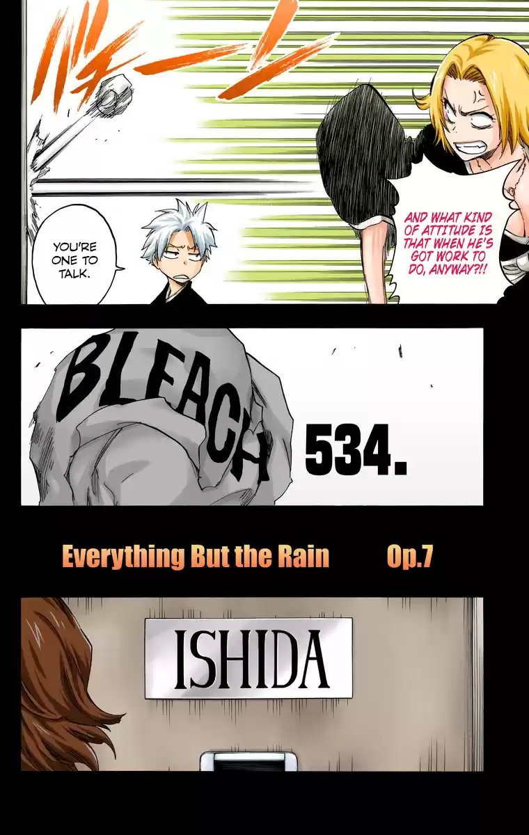 Bleach Digital Colored Comics Vol. 60 Ch. 534 Everything But the Rain Op.7 "Hole of Reproach"