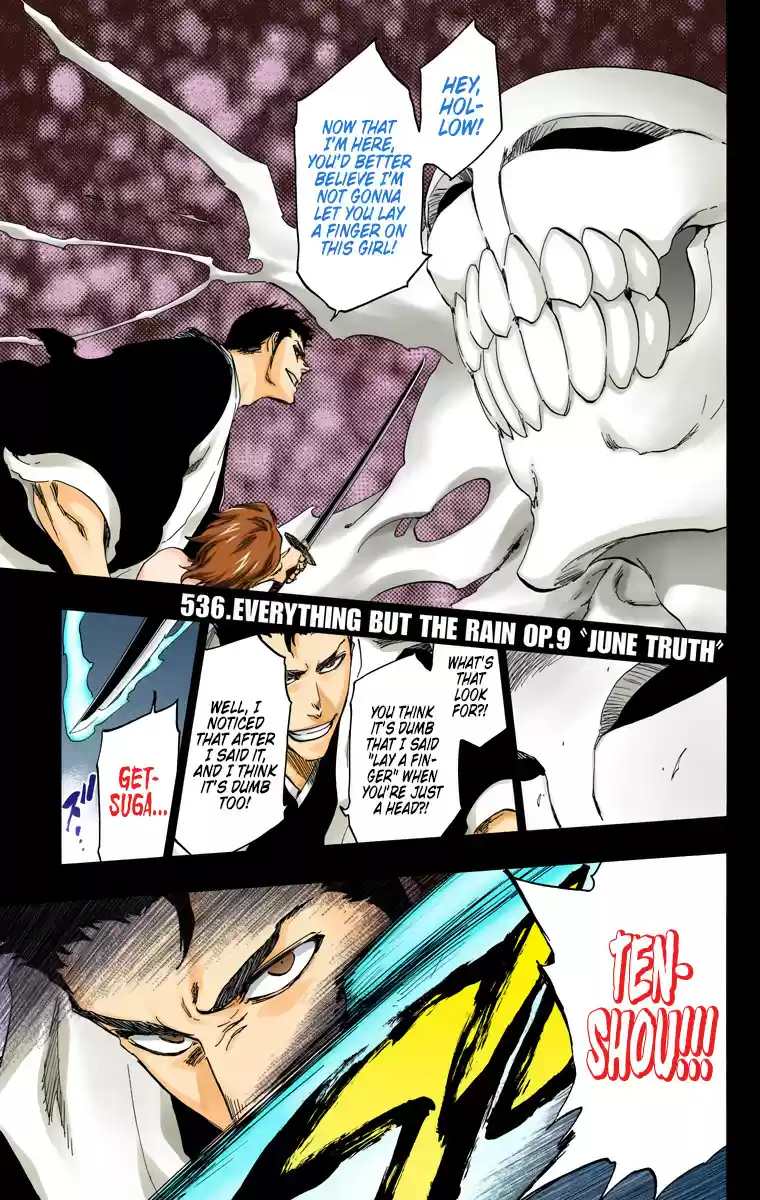 Bleach Digital Colored Comics Vol. 60 Ch. 536 Everything But the Rain Op.9 "June Truth"