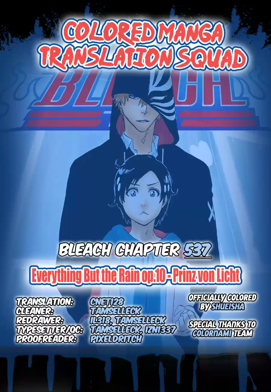 Bleach Digital Colored Comics Vol. 60 Ch. 537 Everything But the Rain Op.10 "Prinz von Licht"