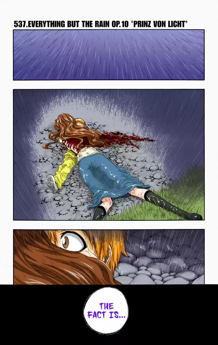 Bleach Digital Colored Comics Vol. 60 Ch. 537 Everything But the Rain Op.10 "Prinz von Licht"