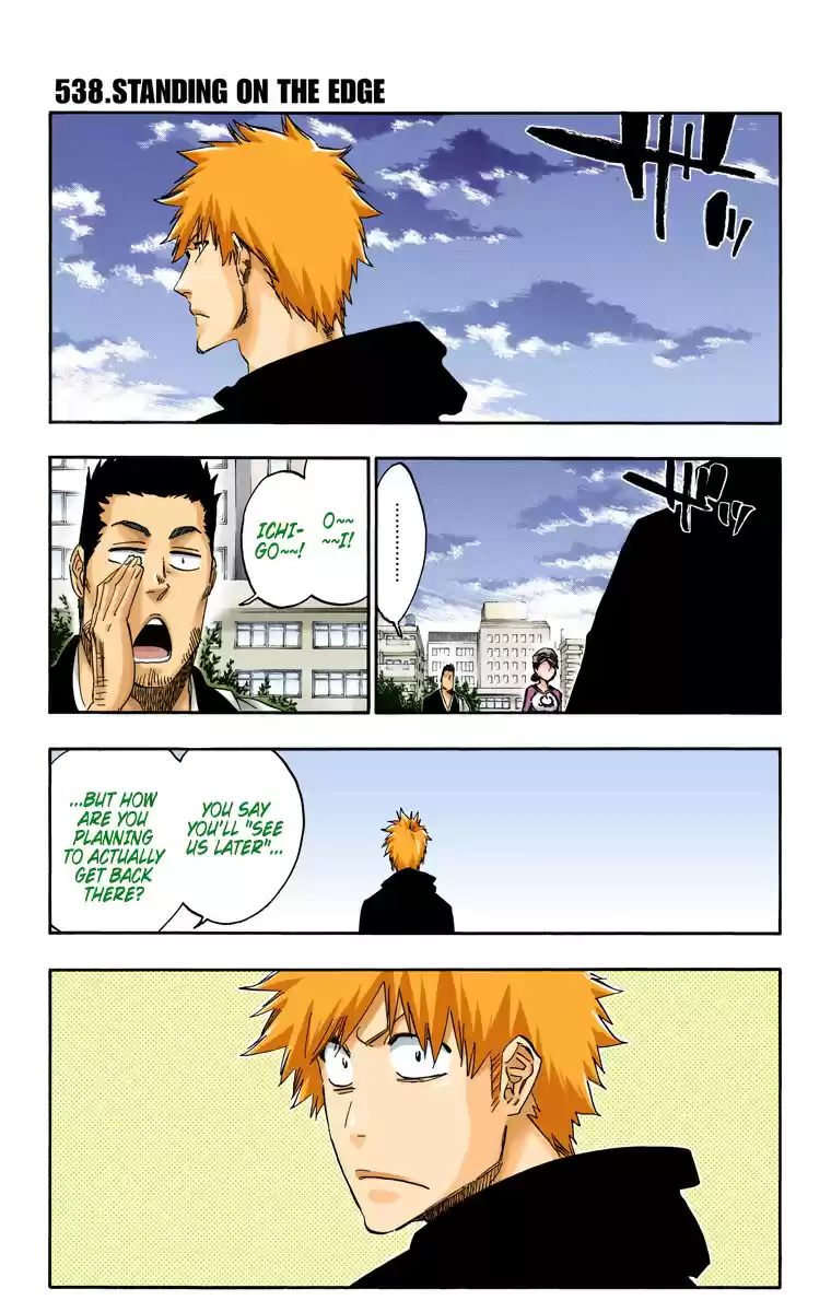 Bleach Digital Colored Comics Vol. 60 Ch. 538 Standing On the Edge