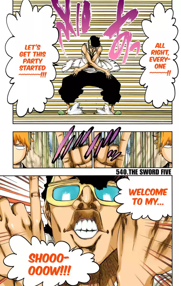 Bleach Digital Colored Comics Vol. 60 Ch. 540 The Sword Five