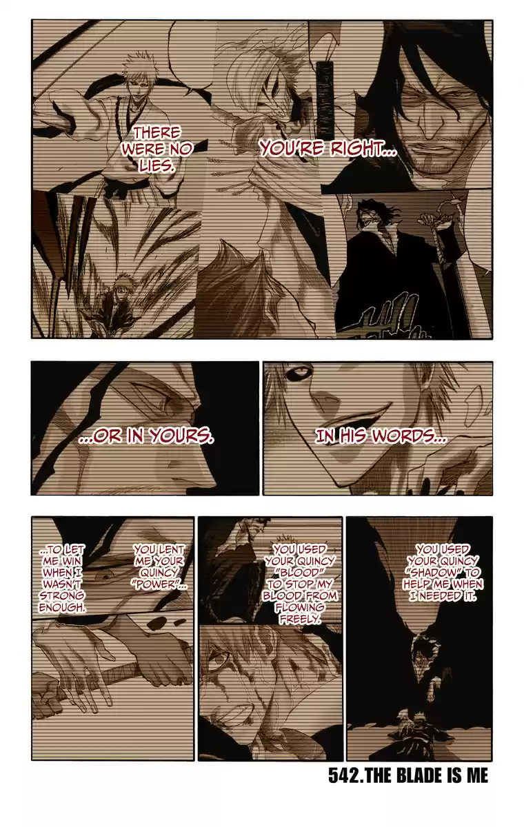 Bleach Digital Colored Comics Vol. 61 Ch. 542 The Blade Is Me