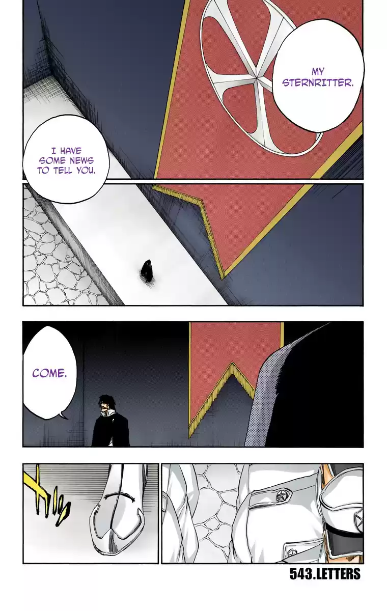 Bleach Digital Colored Comics Vol. 61 Ch. 543 Letters