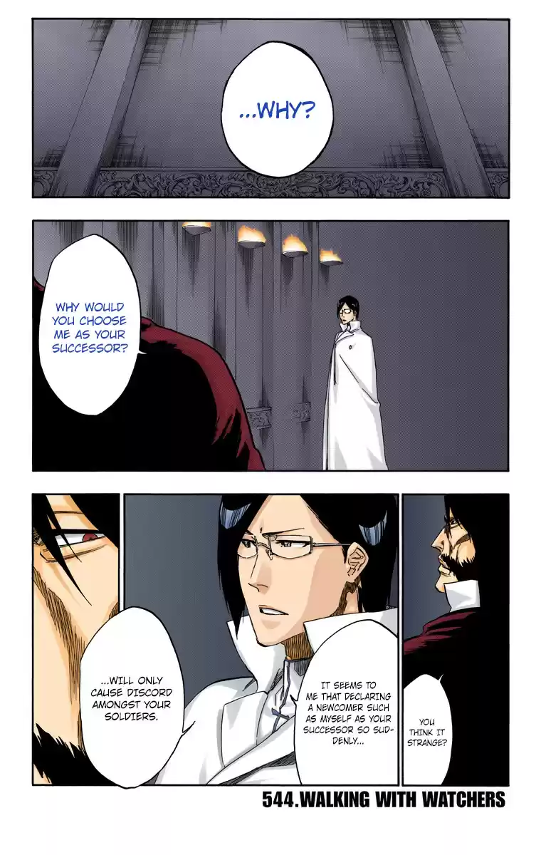 Bleach Digital Colored Comics Vol. 61 Ch. 544 Walking With Watchers