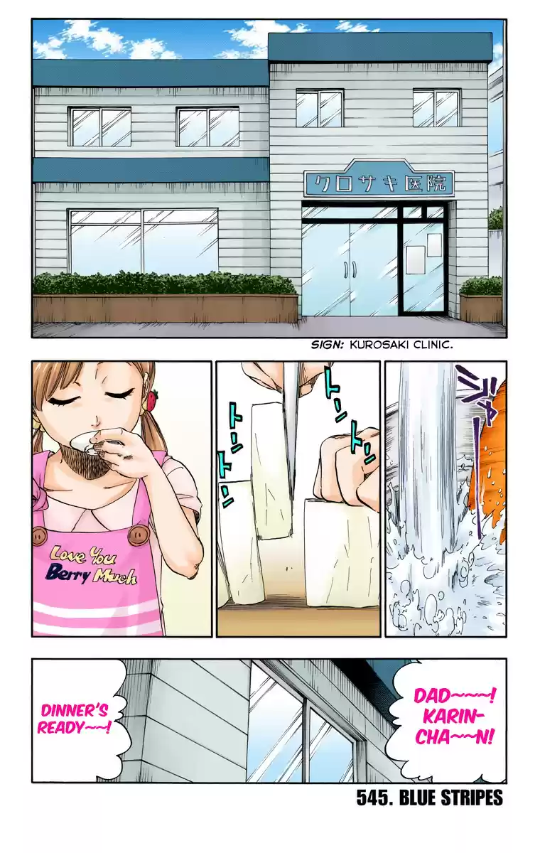 Bleach Digital Colored Comics Vol. 61 Ch. 545 Blue Stripes