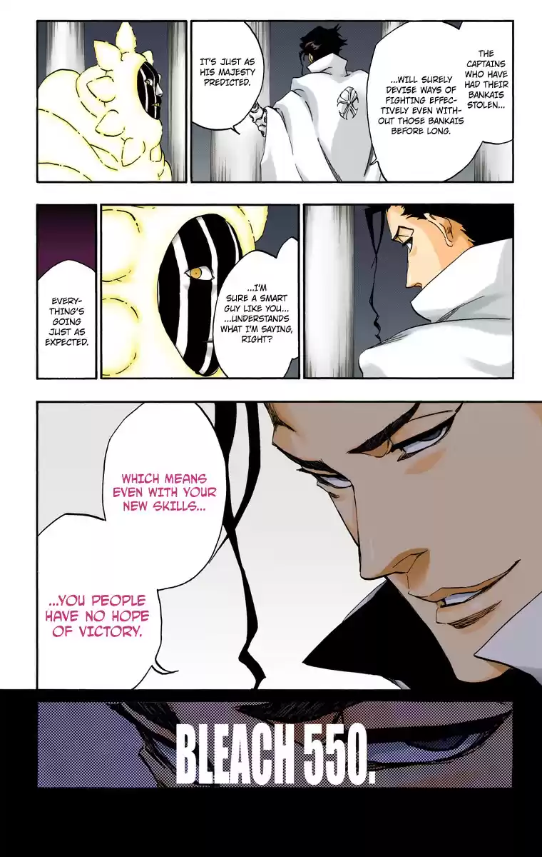 Bleach Digital Colored Comics Vol. 61 Ch. 550 Blazing Bullets