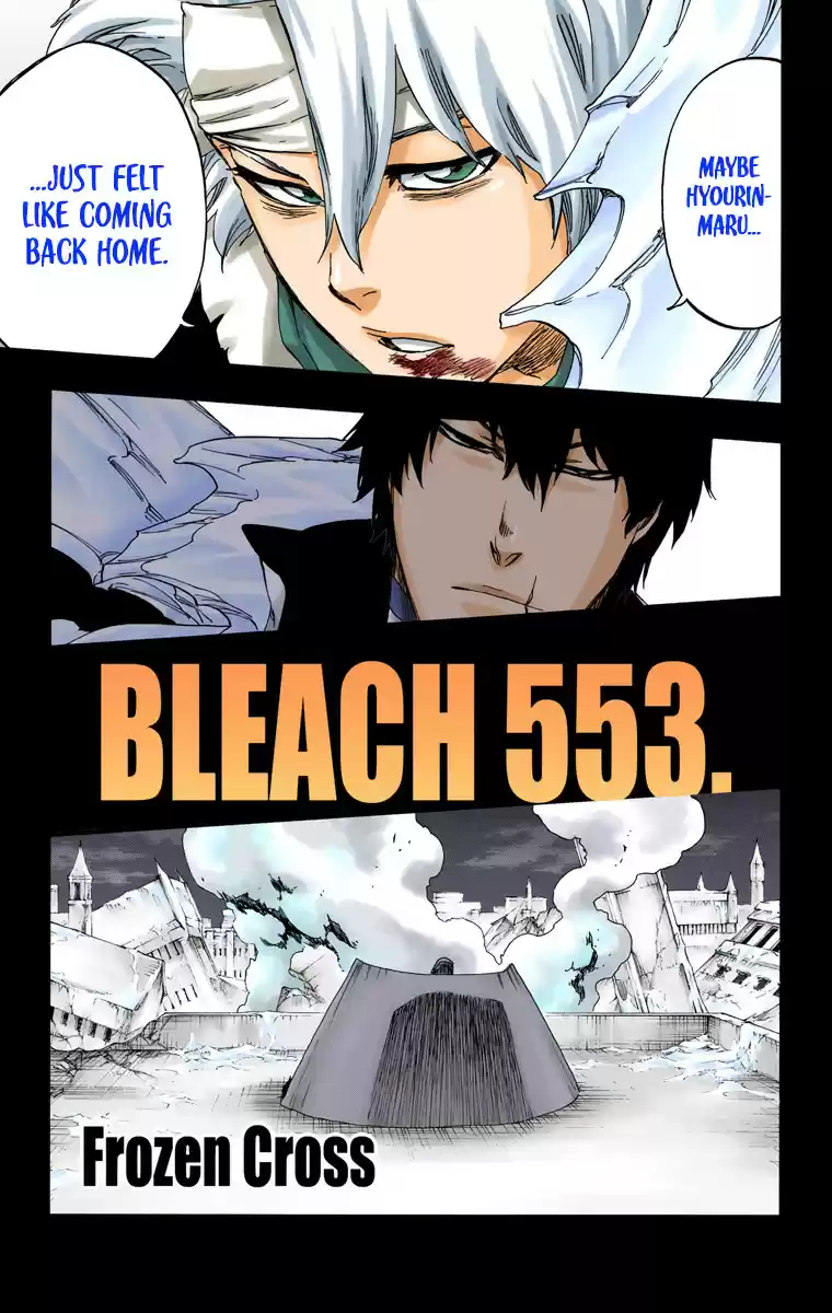 Bleach Digital Colored Comics Vol. 62 Ch. 553 Frozen Cross