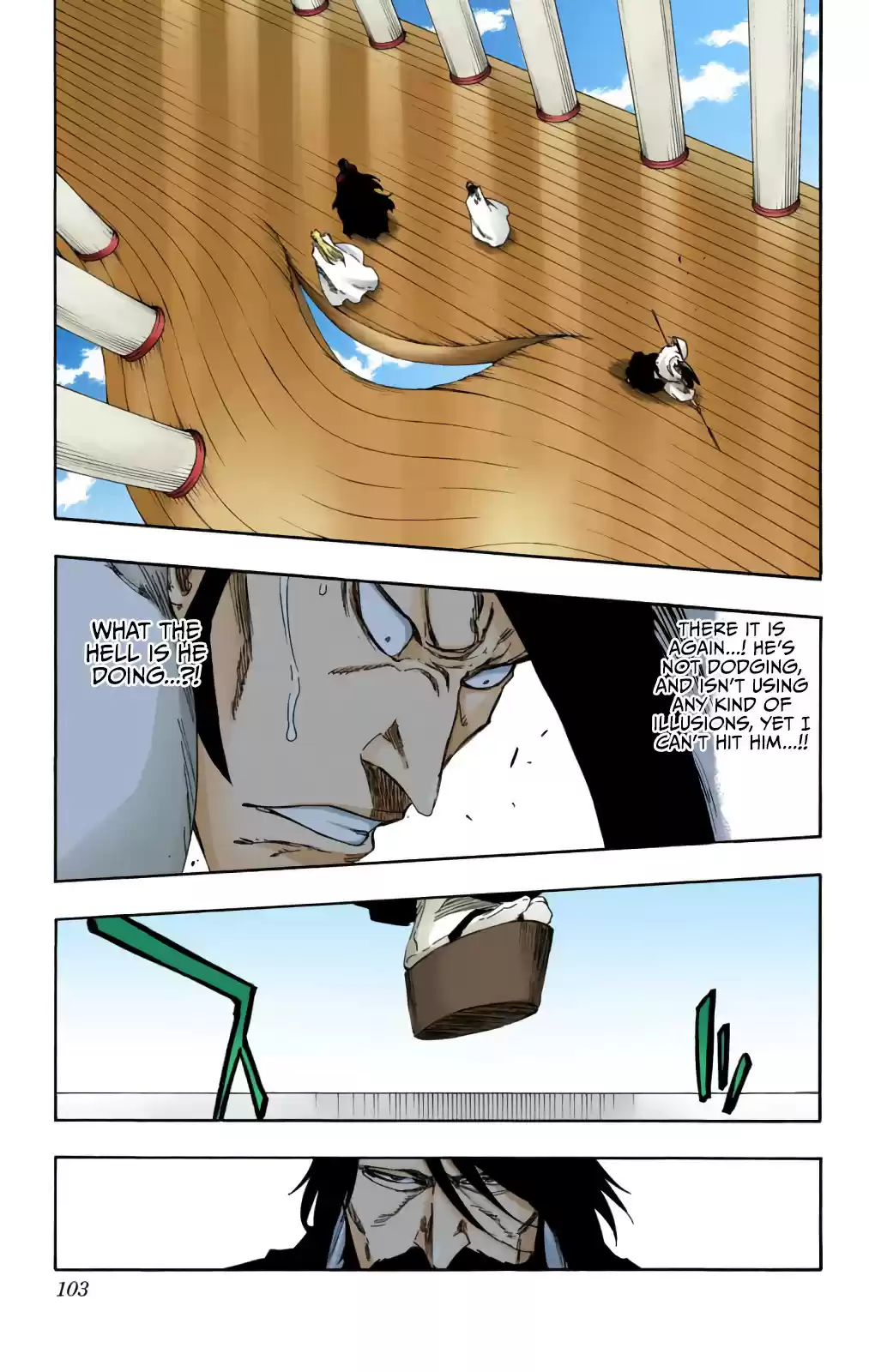 Bleach Digital Colored Comics Vol. 66 Ch. 597 Winded by the Shadow