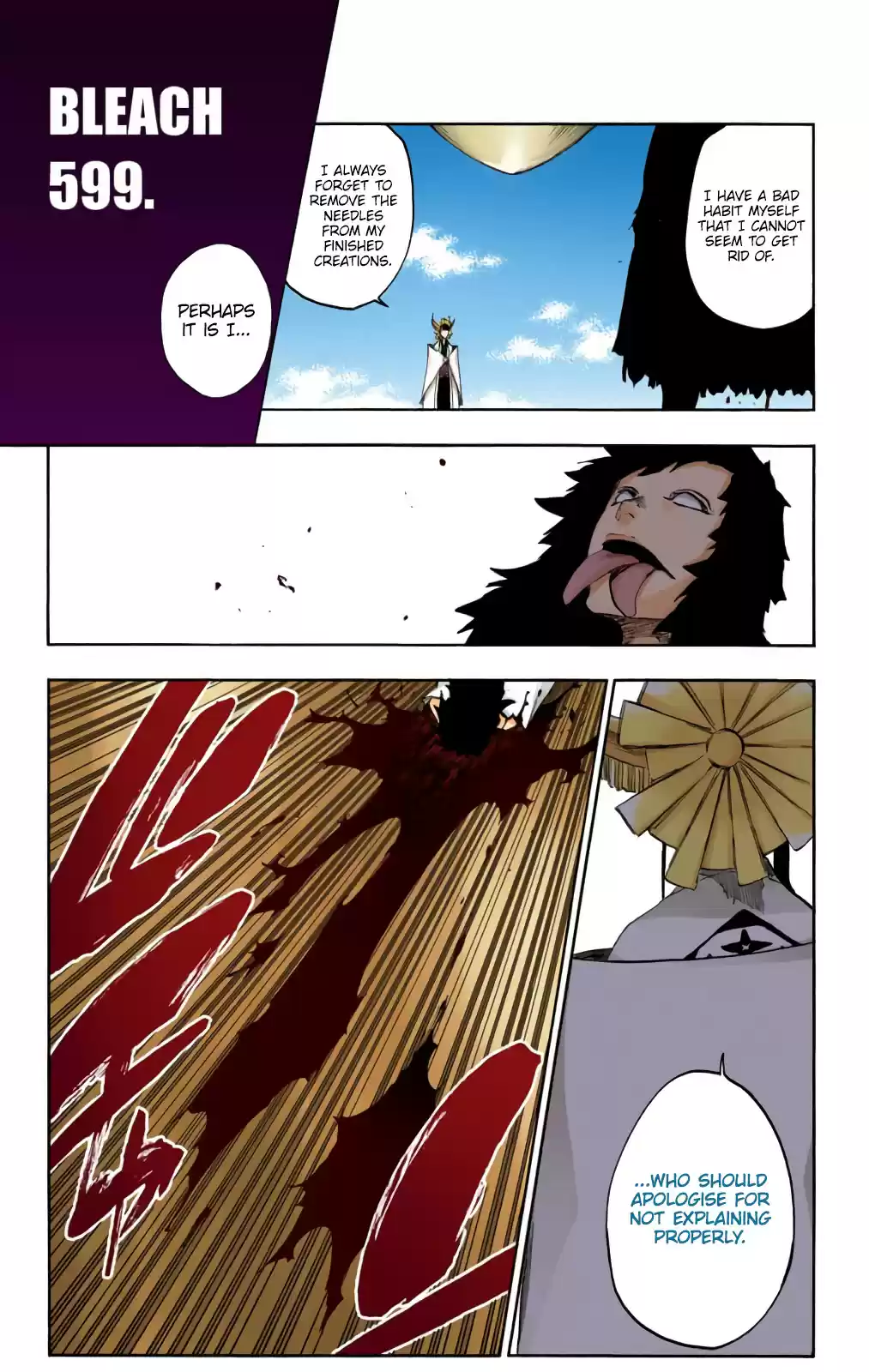 Bleach Digital Colored Comics Vol. 66 Ch. 599 Too Early To Win, Too Late To Know