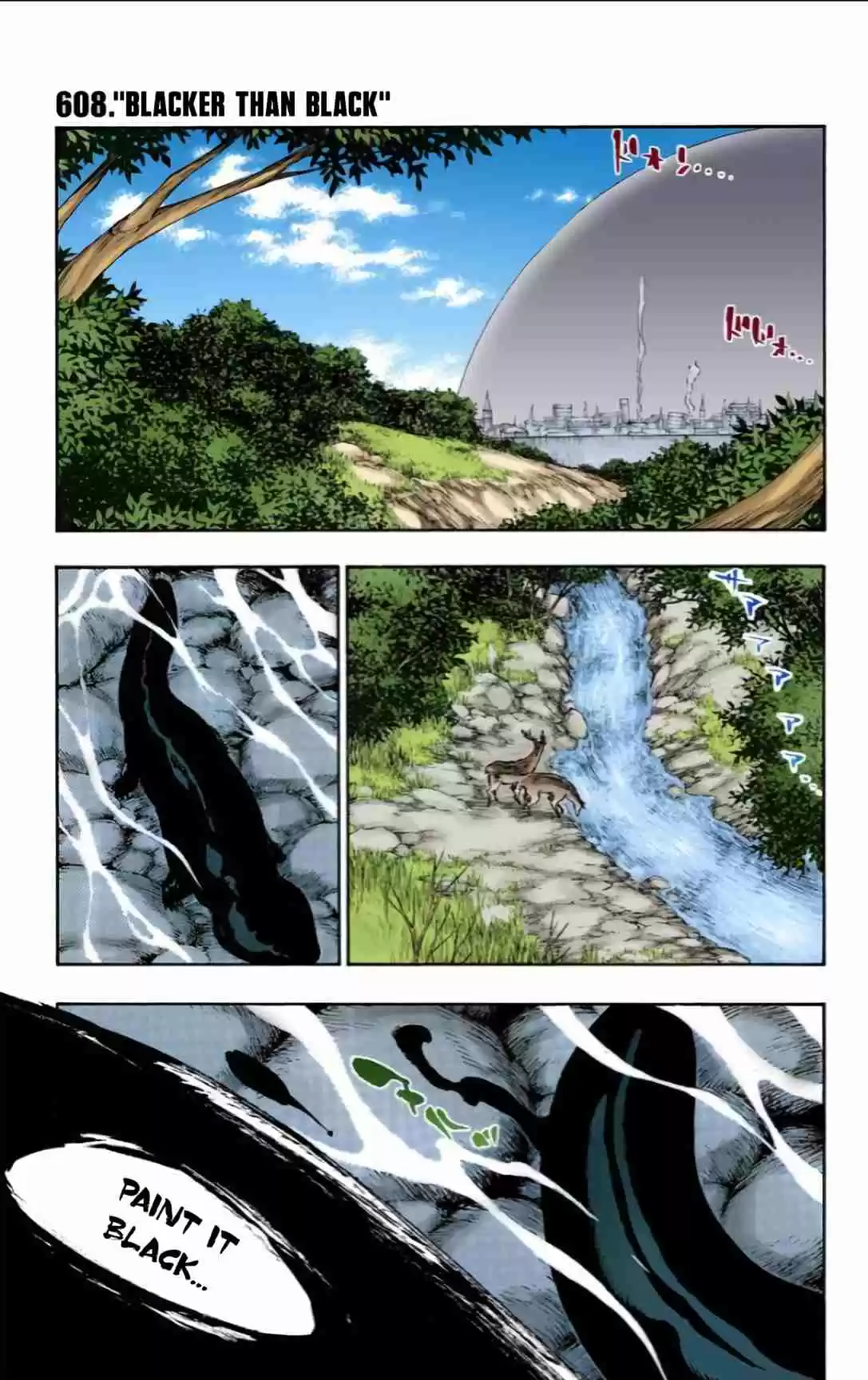 Bleach Digital Colored Comics Vol. 67 Ch. 608 Blacker than Black