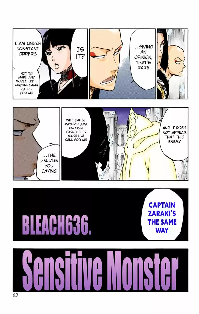 Bleach Digital Colored Comics Vol. 70 Ch. 636 SENSITIVE MONSTER