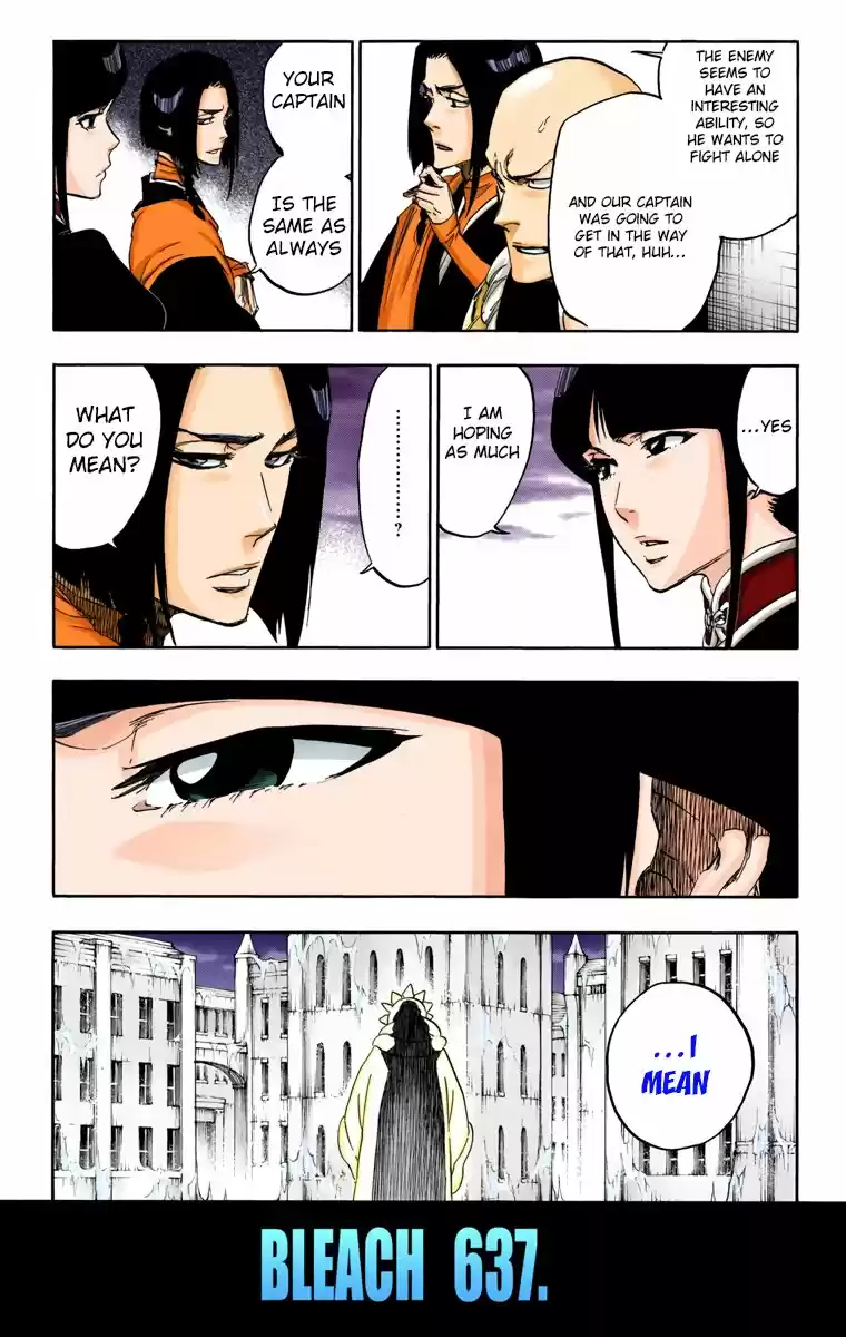 Bleach Digital Colored Comics Vol. 70 Ch. 637 BABY, HOLD YOUR HAND