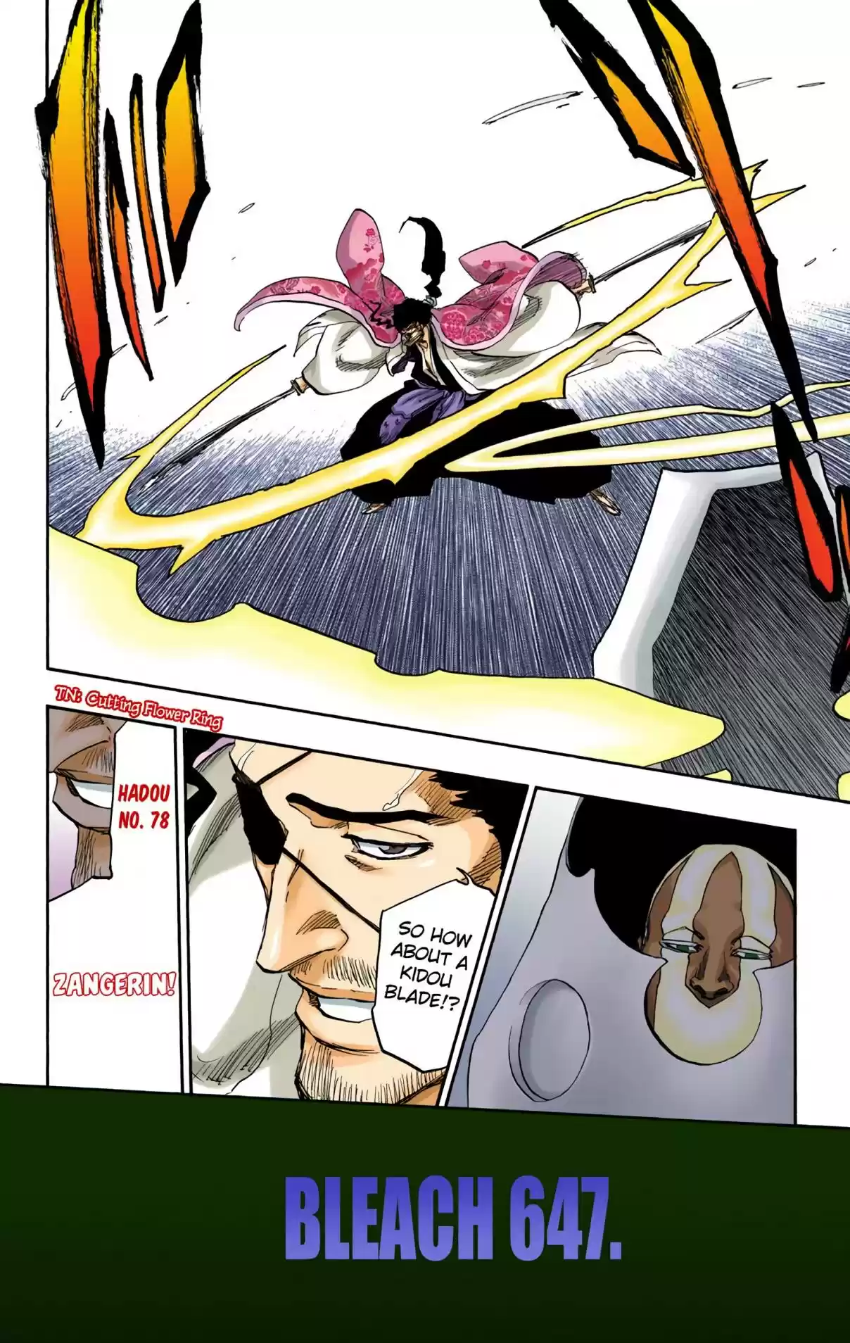Bleach Digital Colored Comics Vol. 71 Ch. 647 THE THEATRE SUICIDE